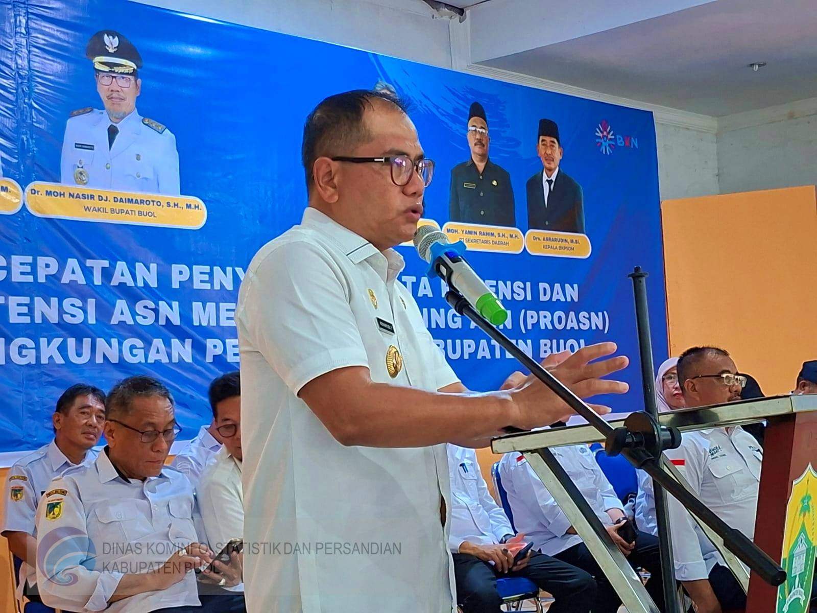 Bupati Buol Resmi Membuka Ujian Profiling ASN untuk Penguatan Manajemen Talenta