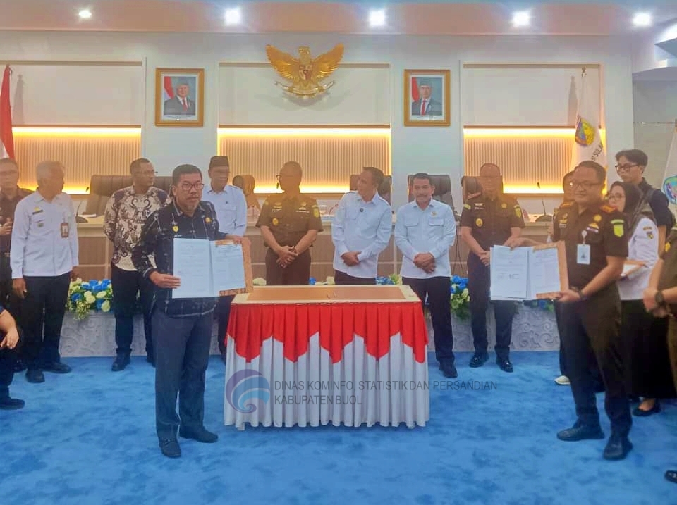 Wakil Bupati Buol Hadiri Penandatanganan MoU Penguatan Tata Kelola dengan Kejati Sulteng